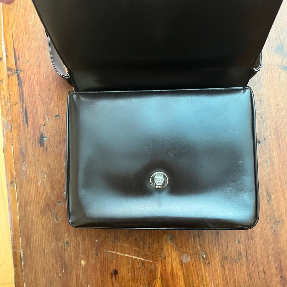 Loewe Dark Brown Leather Shoulder Bag with Silver Hardware - Picture 2 of 11